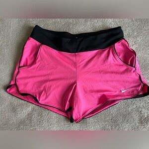 Nike Dri-FIT Pink and Black Shorts